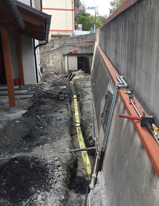 Impianti adduzione gas